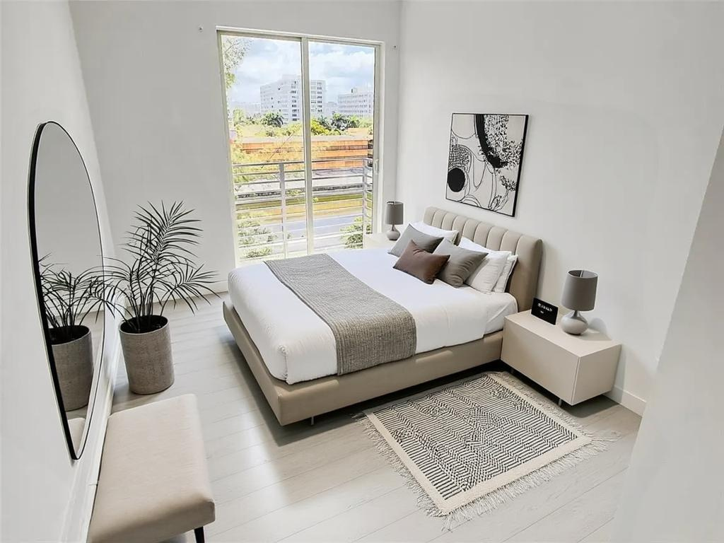 Room after virtual staging